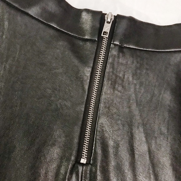 American Eagle Faux Leather Skater Skirt - Picture 3 of 4